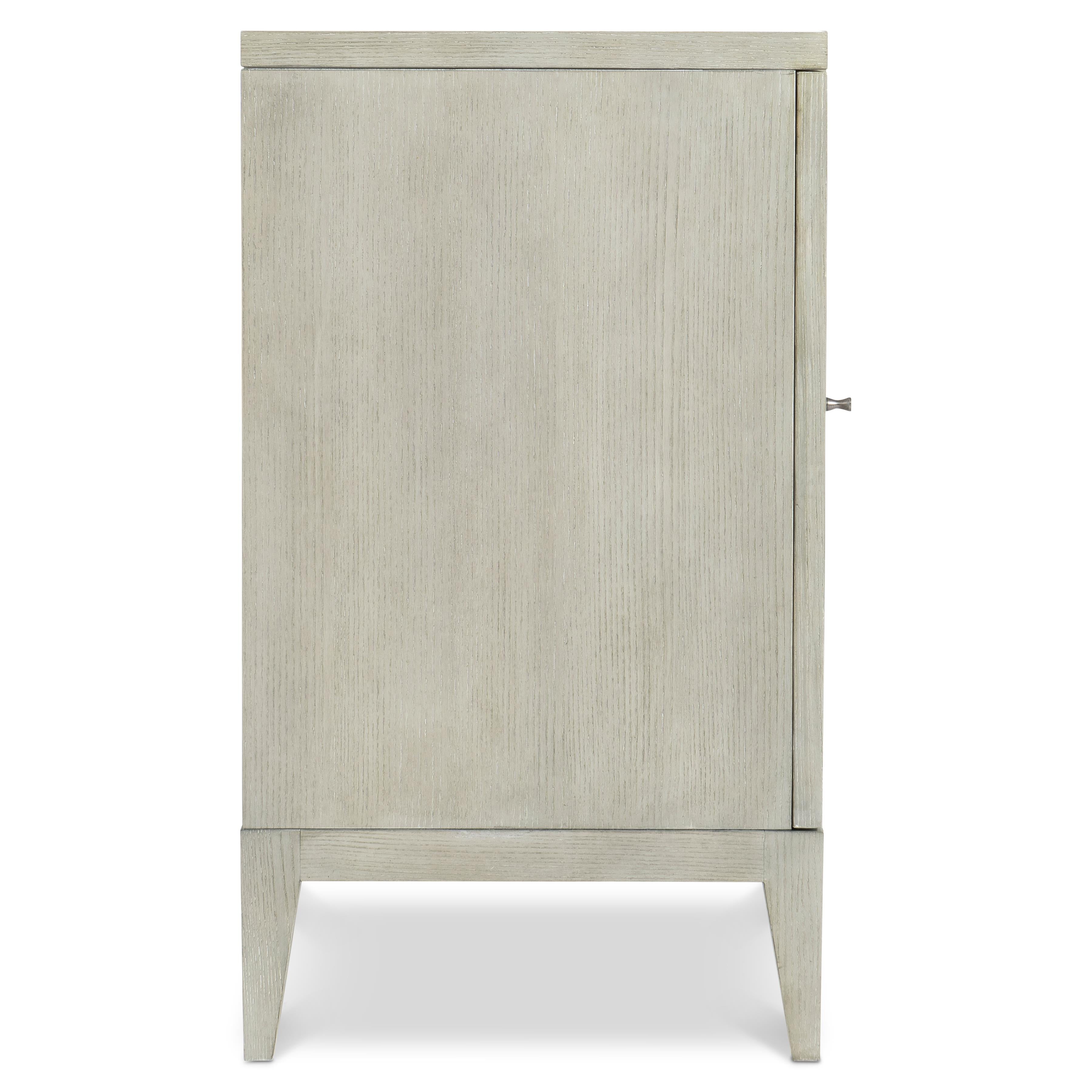 Bernhardt Cornelia Buffet 68-Inch — Steel Diamond Doors in Nebbia Bernhardt Buffet