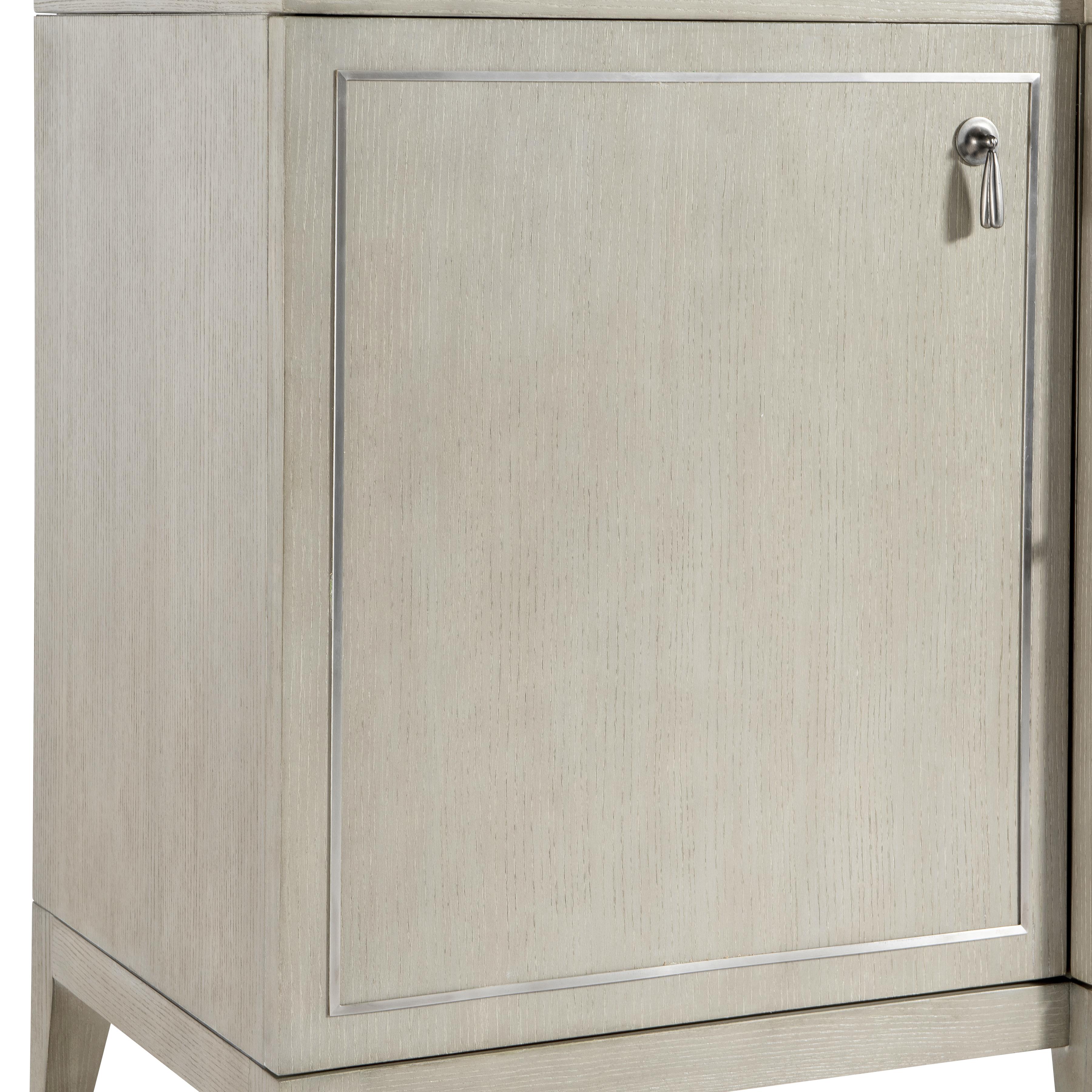 Bernhardt Cornelia Buffet 68-Inch — Steel Diamond Doors in Nebbia Bernhardt Buffet