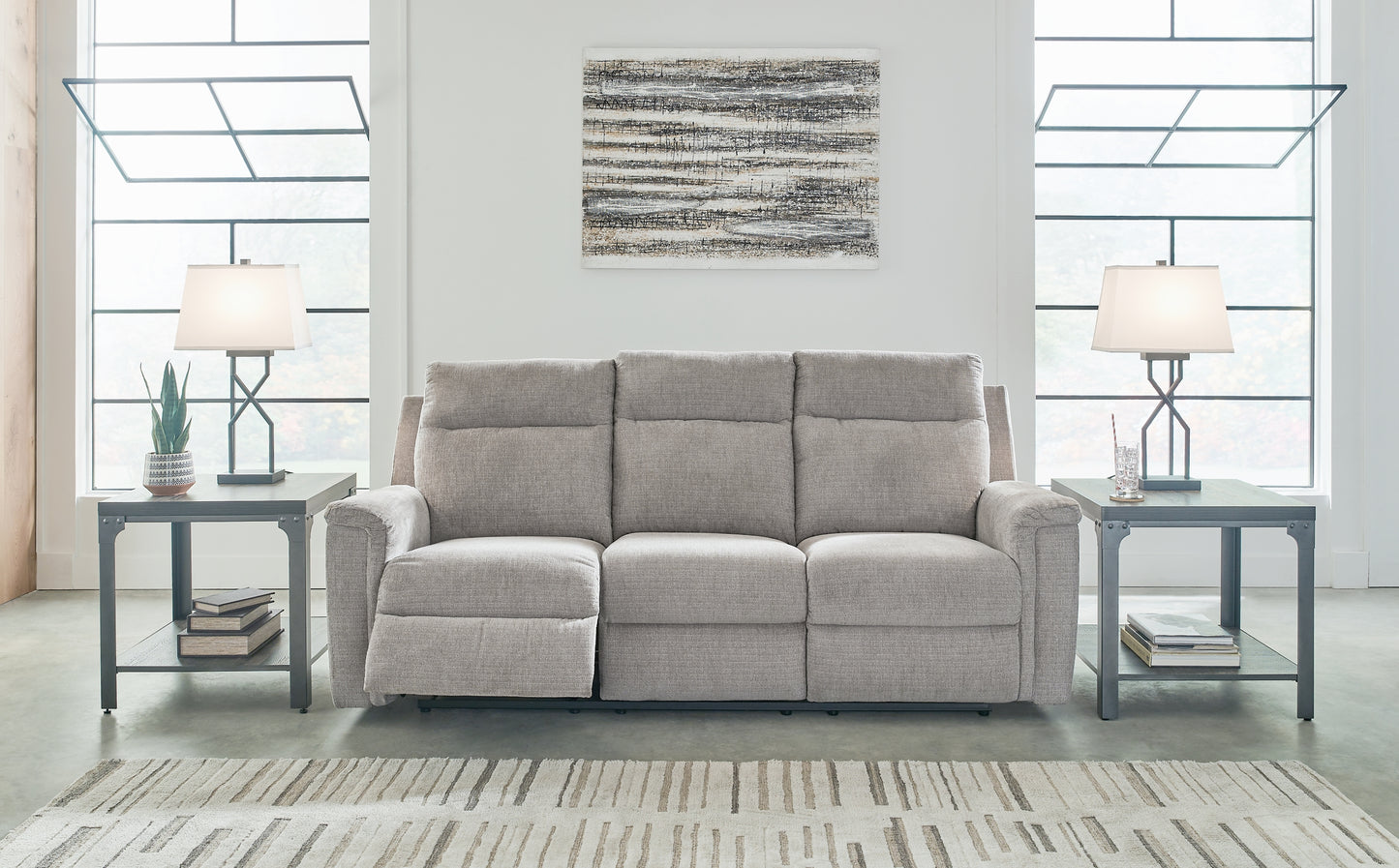 Barnsana Power Reclining Sofa, Loveseat and Recliner