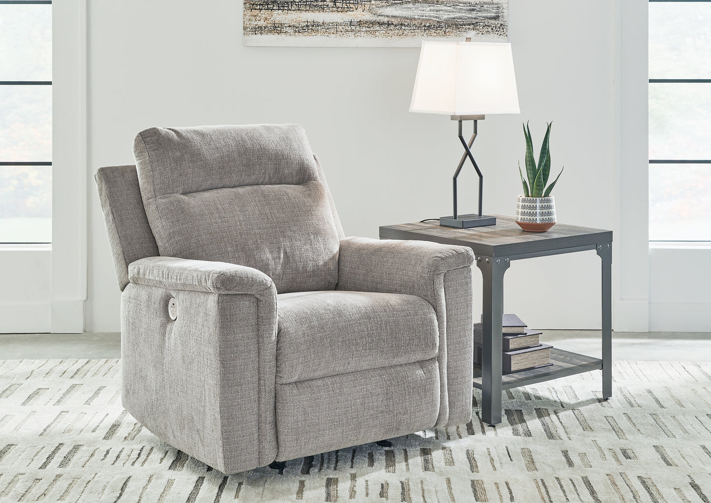 Barnsana Power Reclining Sofa, Loveseat and Recliner