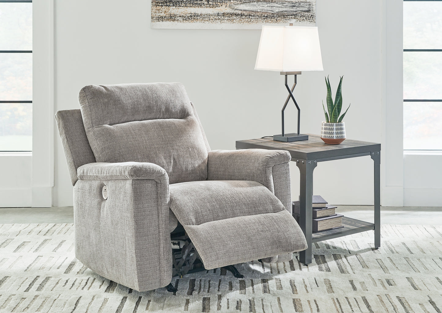 Barnsana Power Reclining Sofa, Loveseat and Recliner