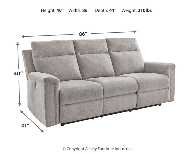 Barnsana Power Reclining Sofa, Loveseat and Recliner