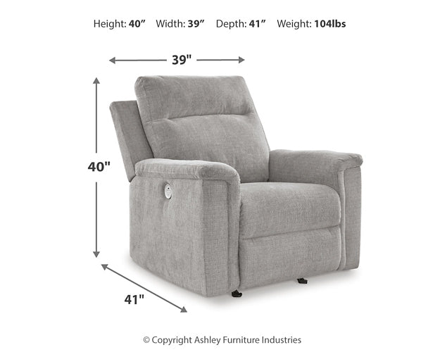 Barnsana Power Reclining Sofa, Loveseat and Recliner