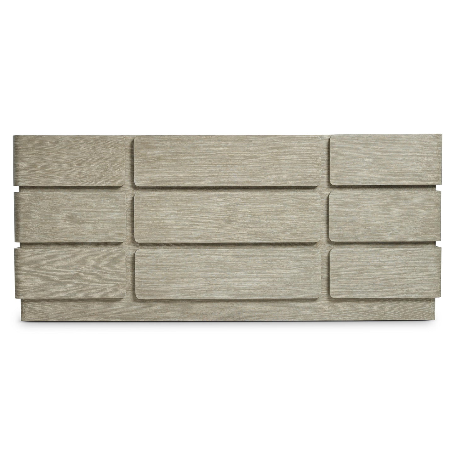 Bernhardt Arcadia Dresser — Nine Drawers in Wire-Brushed Clay Oak Bernhardt Dresser