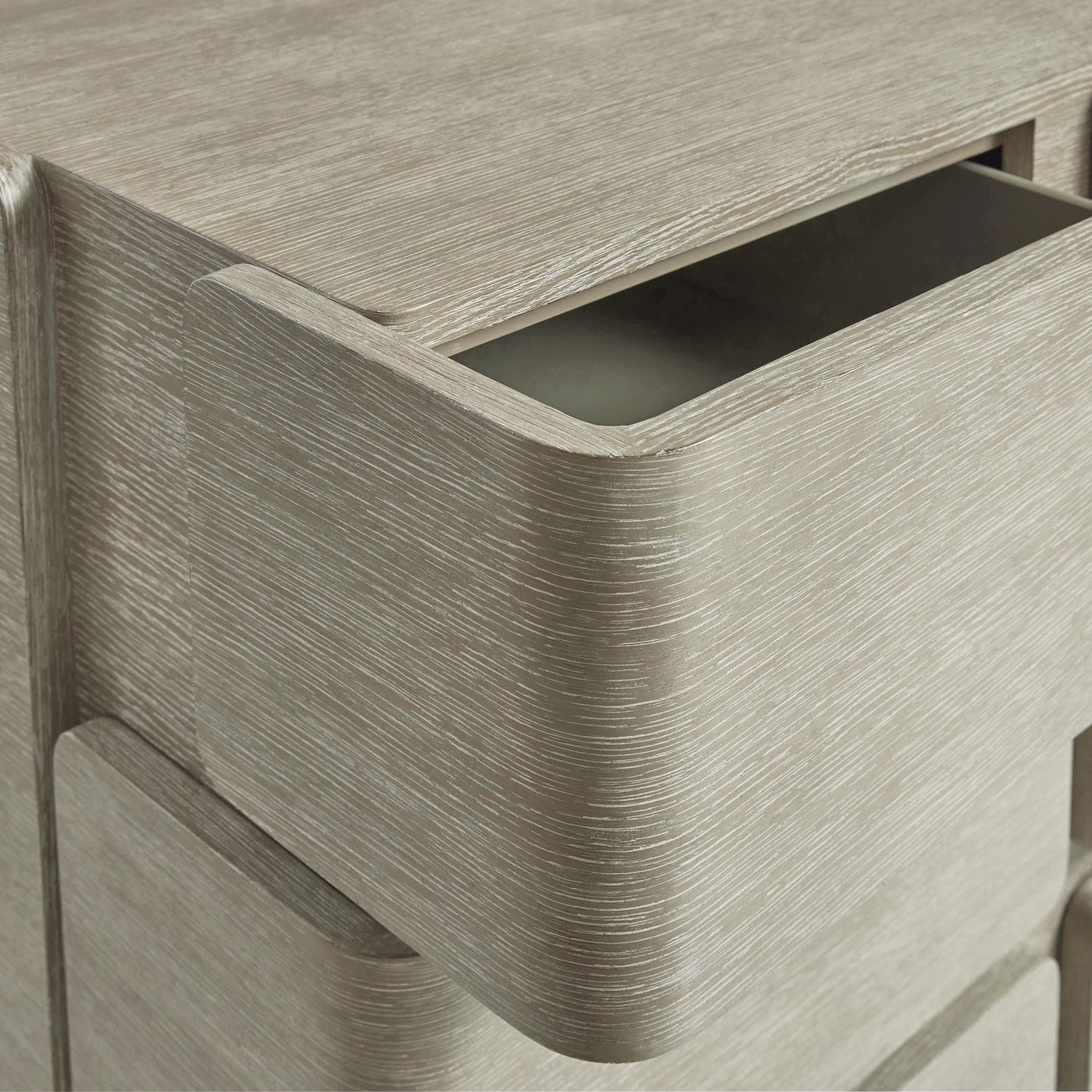 Bernhardt Arcadia Dresser — Nine Drawers in Wire-Brushed Clay Oak Bernhardt Dresser