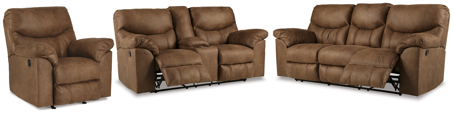 Boxberg Reclining Sofa, Loveseat and Recliner