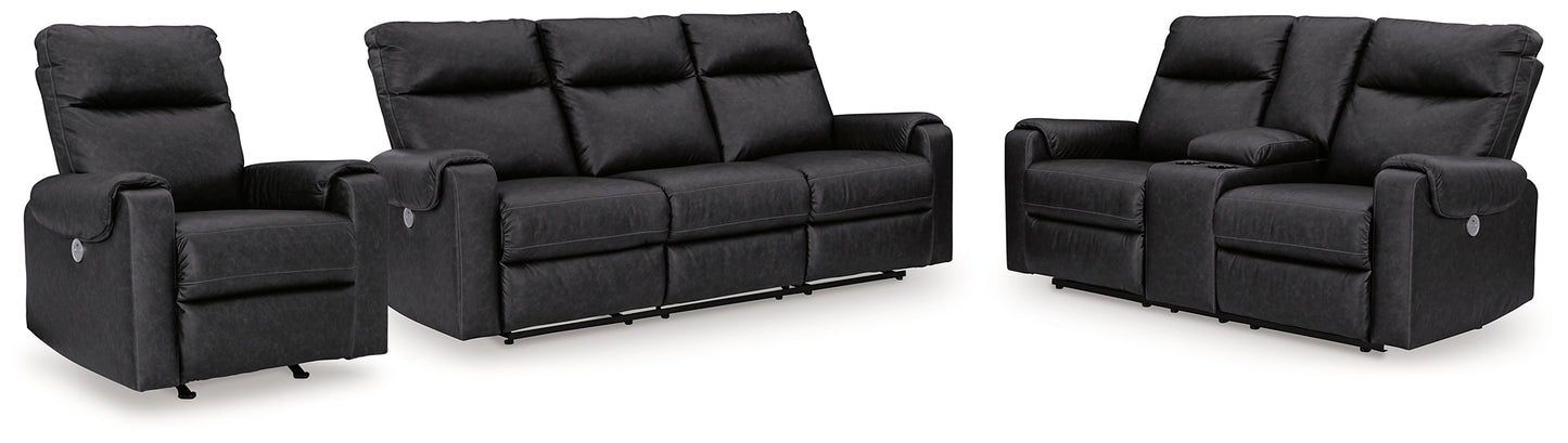 Axtellton Power Reclining Sofa, Loveseat and Recliner