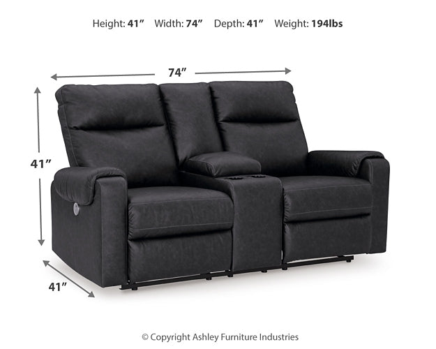 Axtellton Power Reclining Loveseat with Console