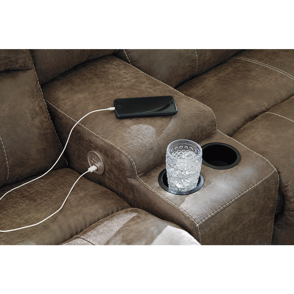 Segburg 2-Piece Power Reclining Sectional Sofa Benchcraft® Living Room
