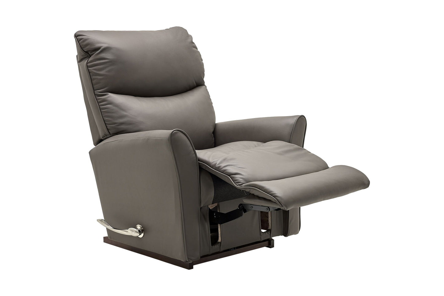 Rowan Brown Leather Rocker Recliner by La-Z-Boy