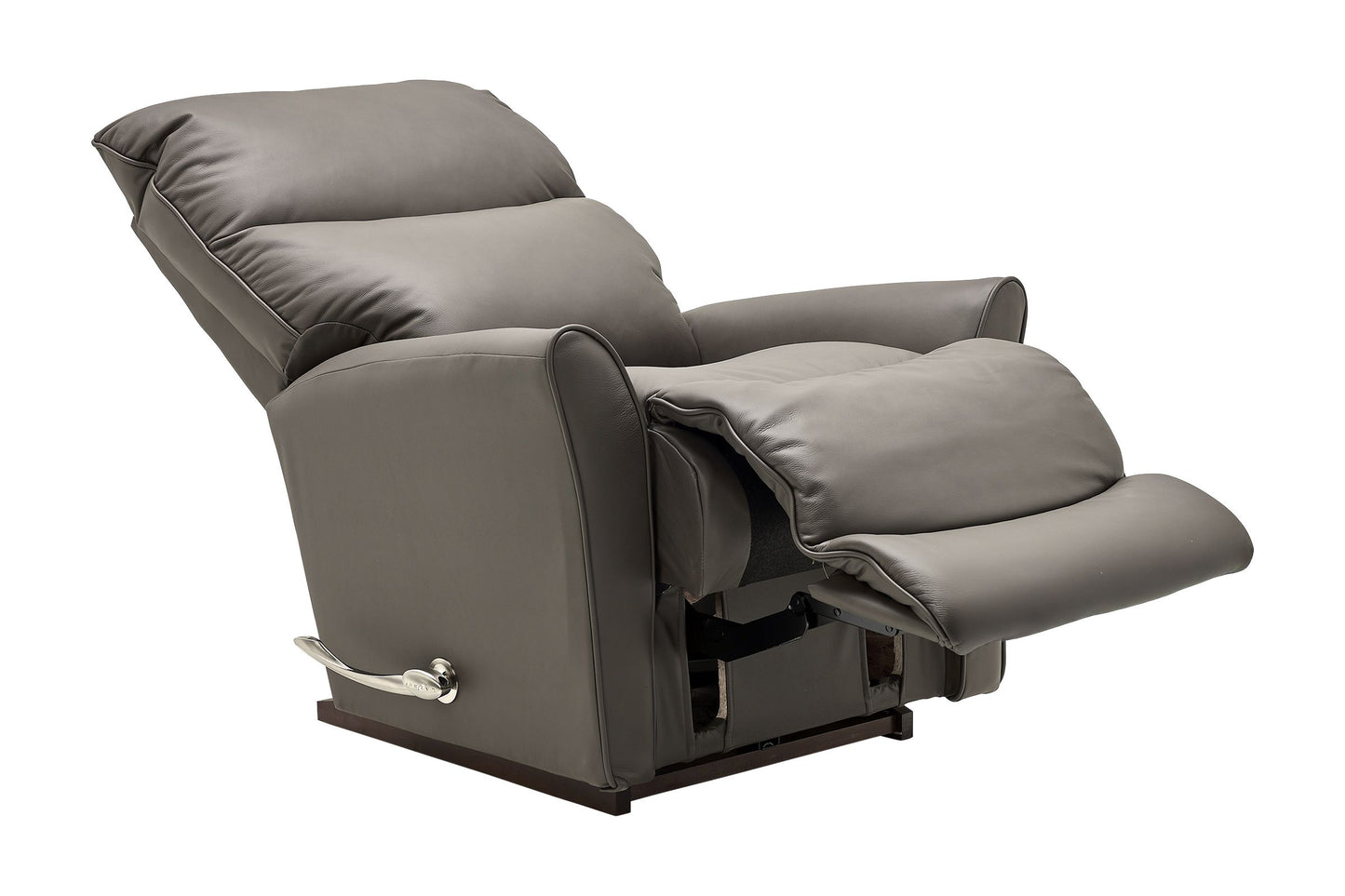 Rowan Brown Leather Rocker Recliner by La-Z-Boy