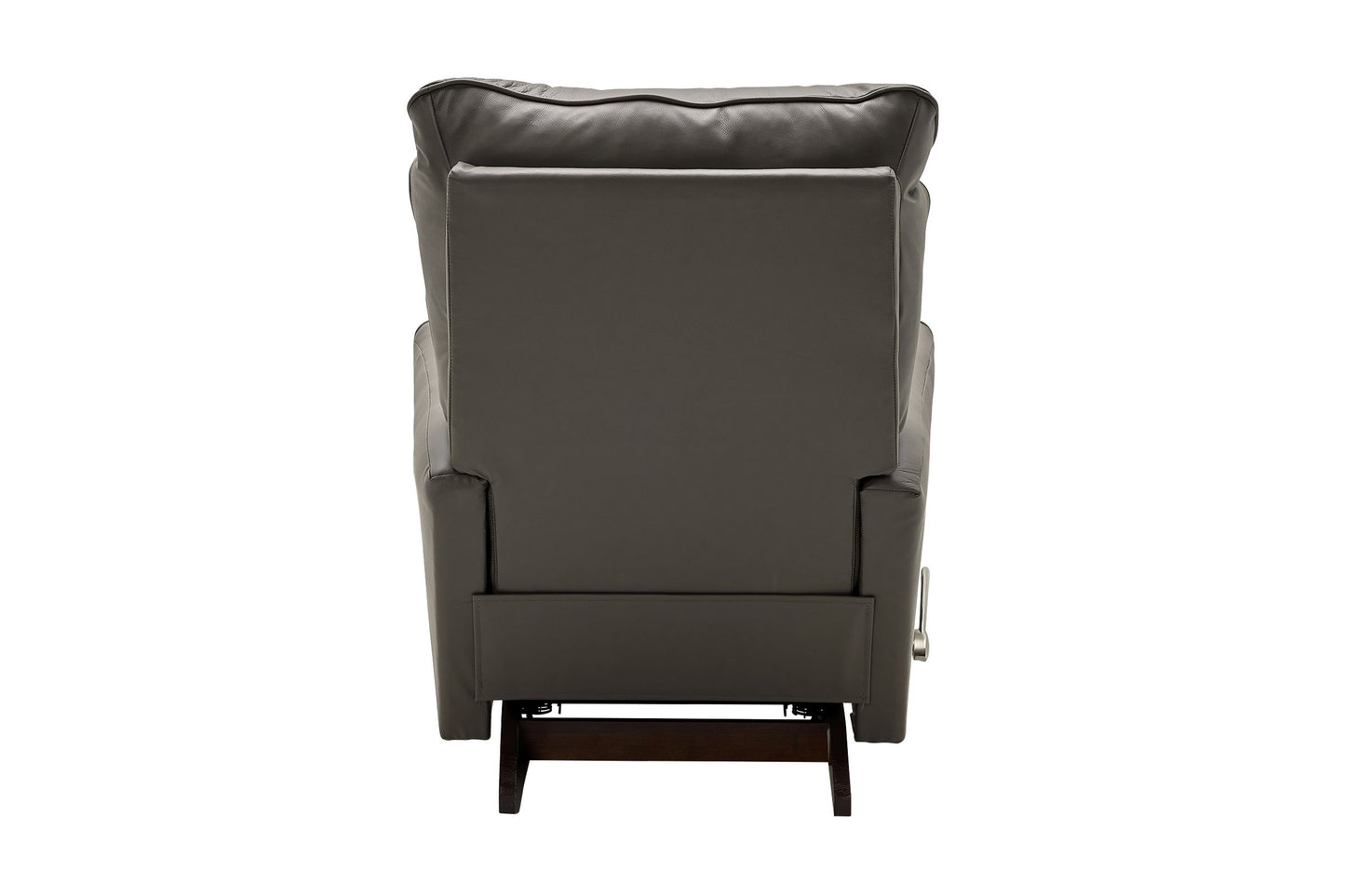 Rowan Brown Leather Rocker Recliner by La-Z-Boy