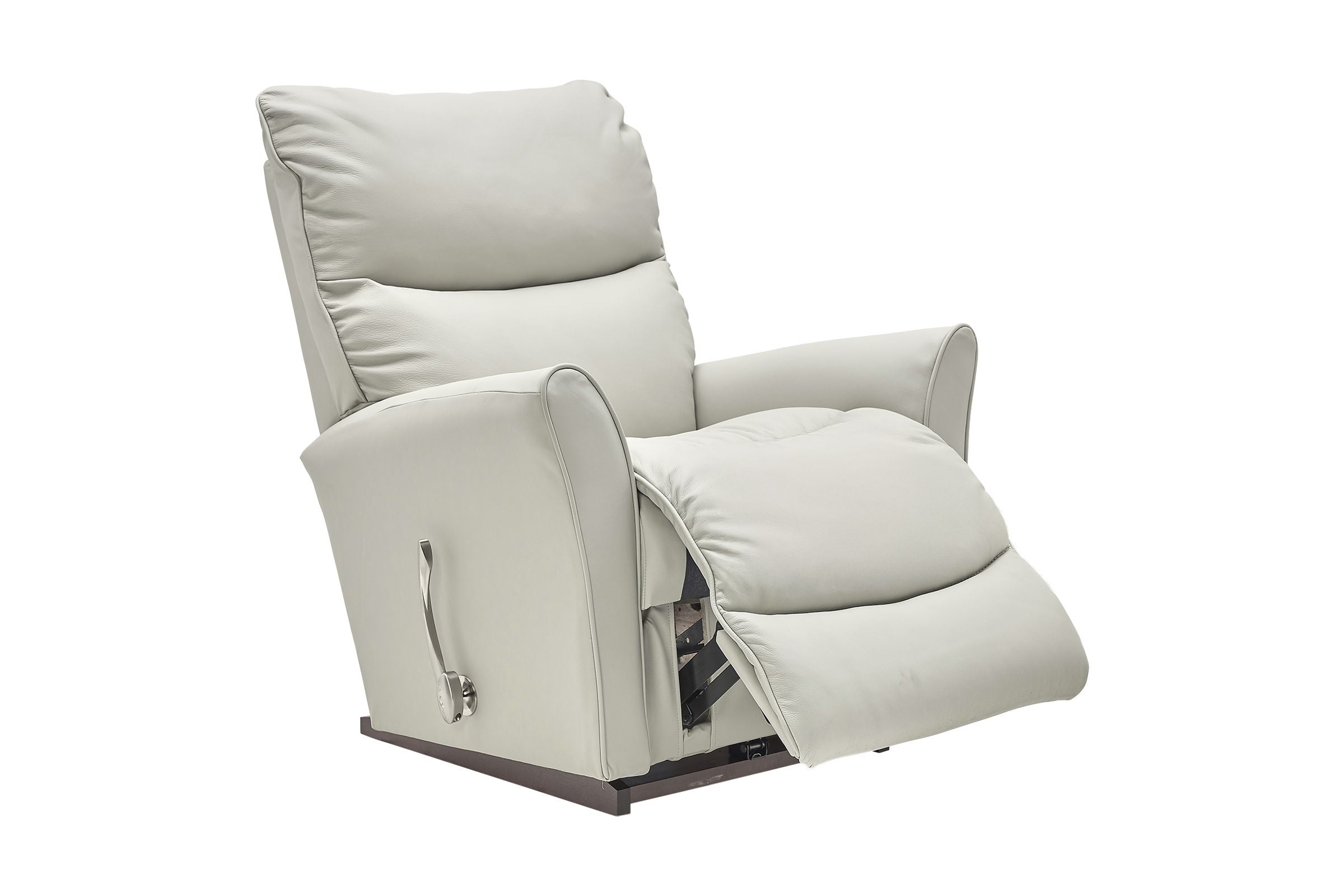 Rowan Cream Leather Rocker Recliner La-Z-Boy Living Room