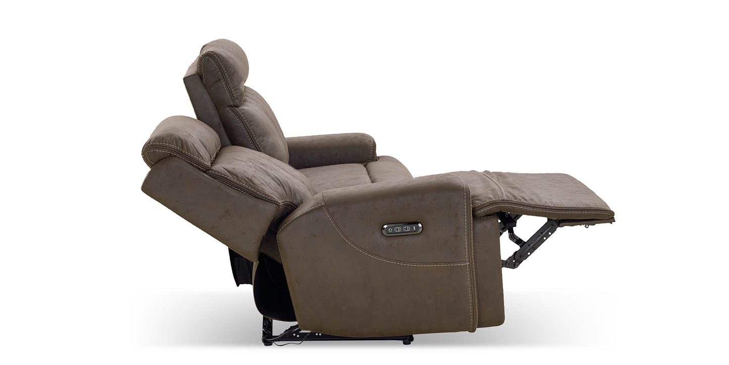 Nathan Power Reclining Loveseat Bassett