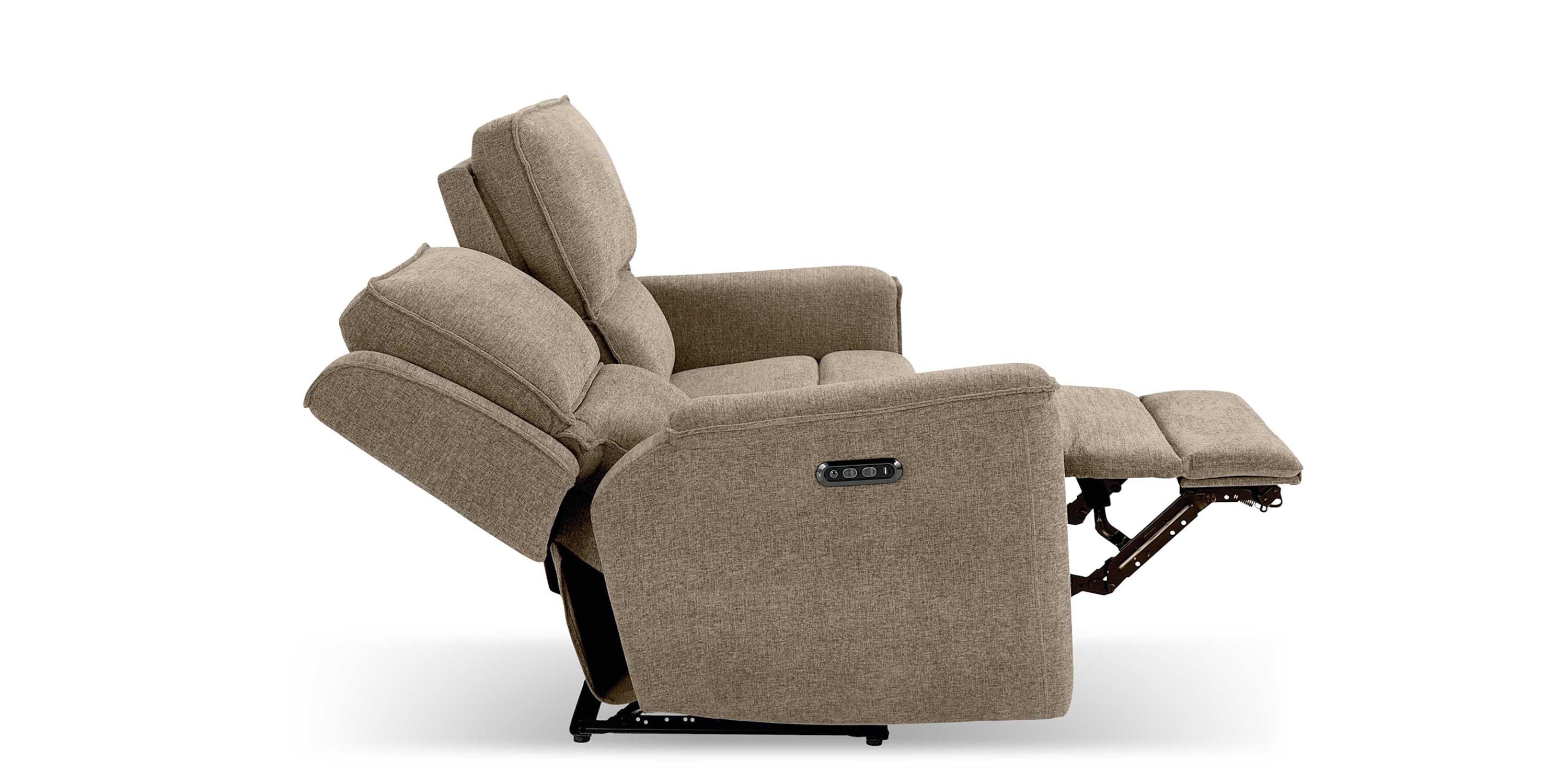Calvin Power Reclining Loveseat Bassett