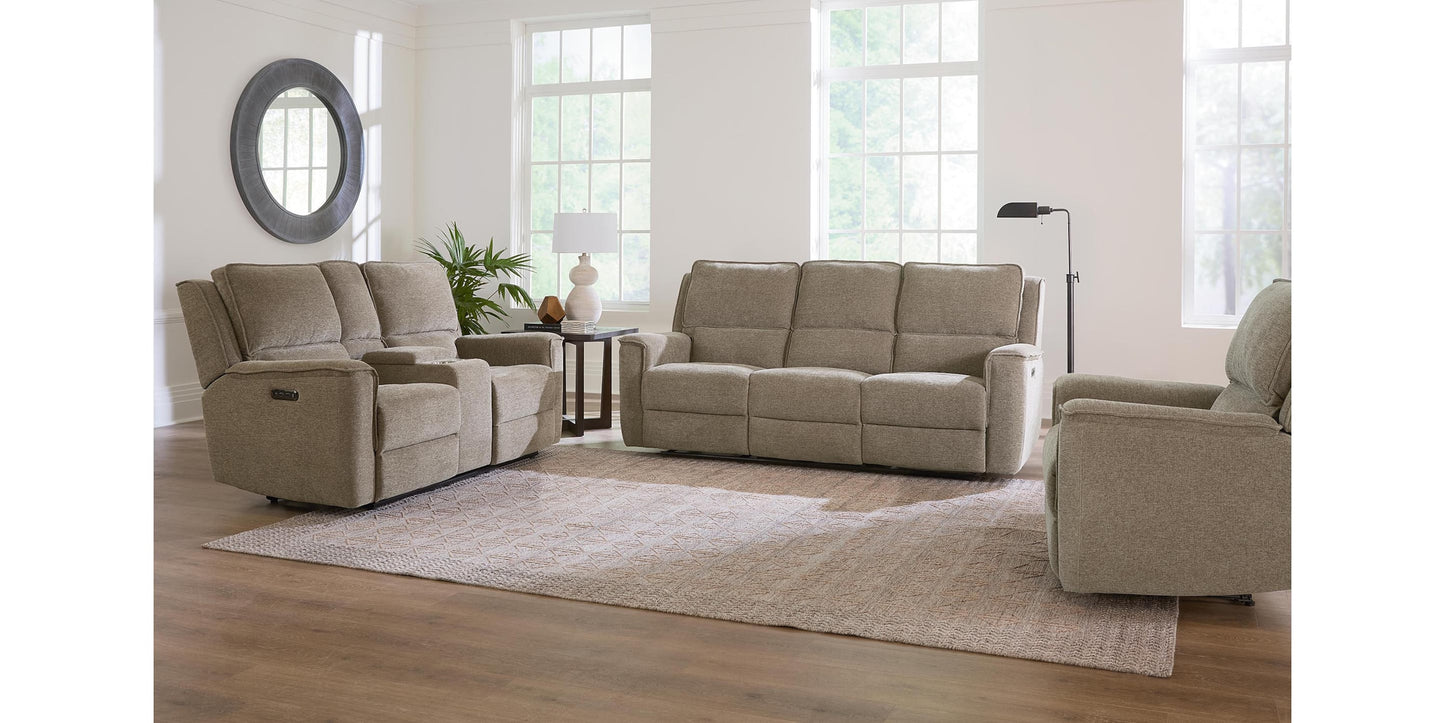 Calvin Power Reclining Sofa Bassett