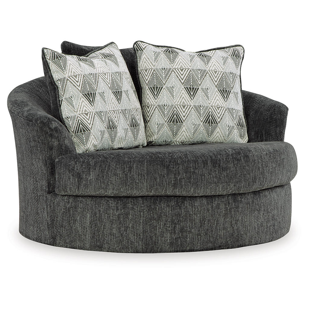Biddeford Oversized Swivel Chair and Ottoman Signature Design by Ashley® Uncategorized