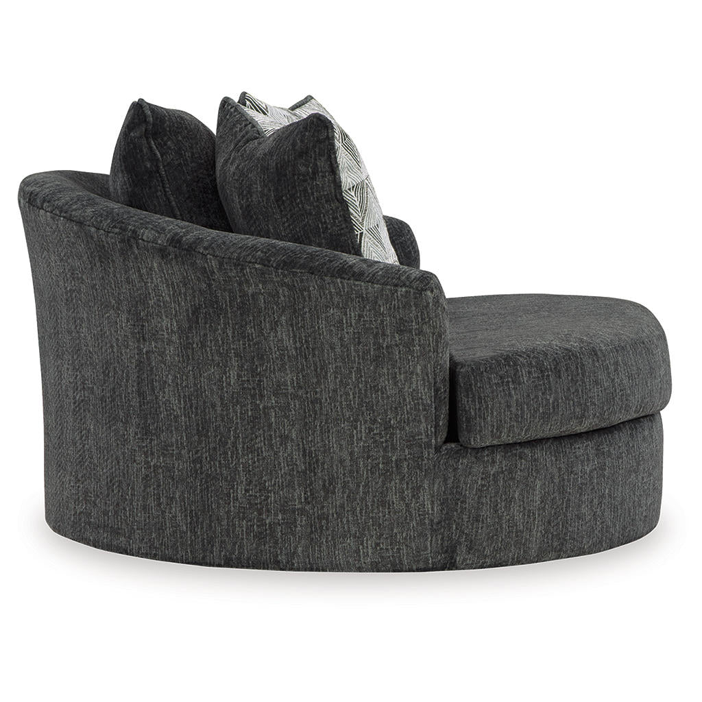 Biddeford Oversized Swivel Chair and Ottoman Signature Design by Ashley® Uncategorized