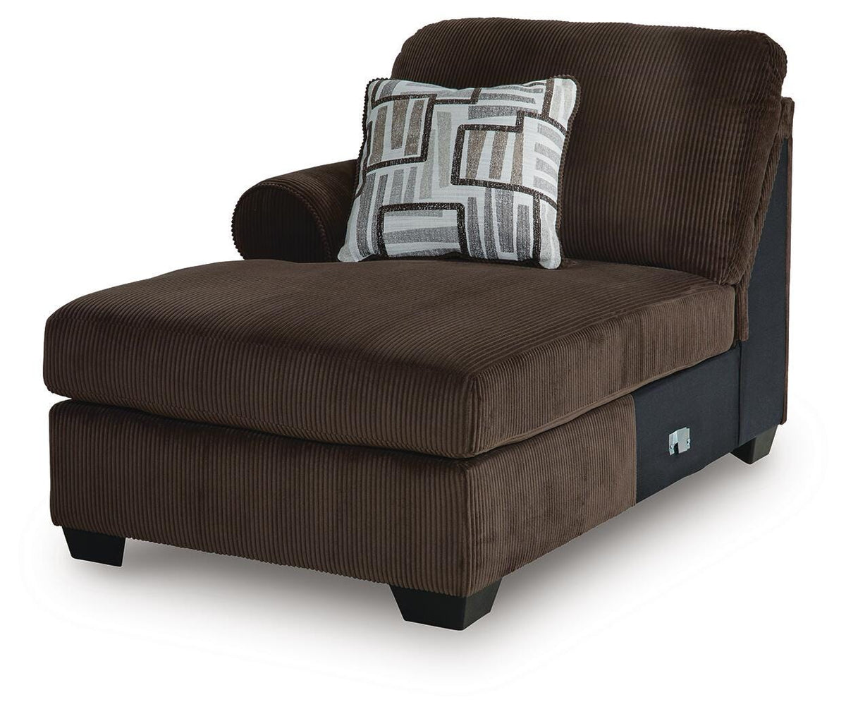 Kimlee 3-Piece Sectional and Oversized Ottoman — Wedge Corner Signature Design by Ashley® Living Room