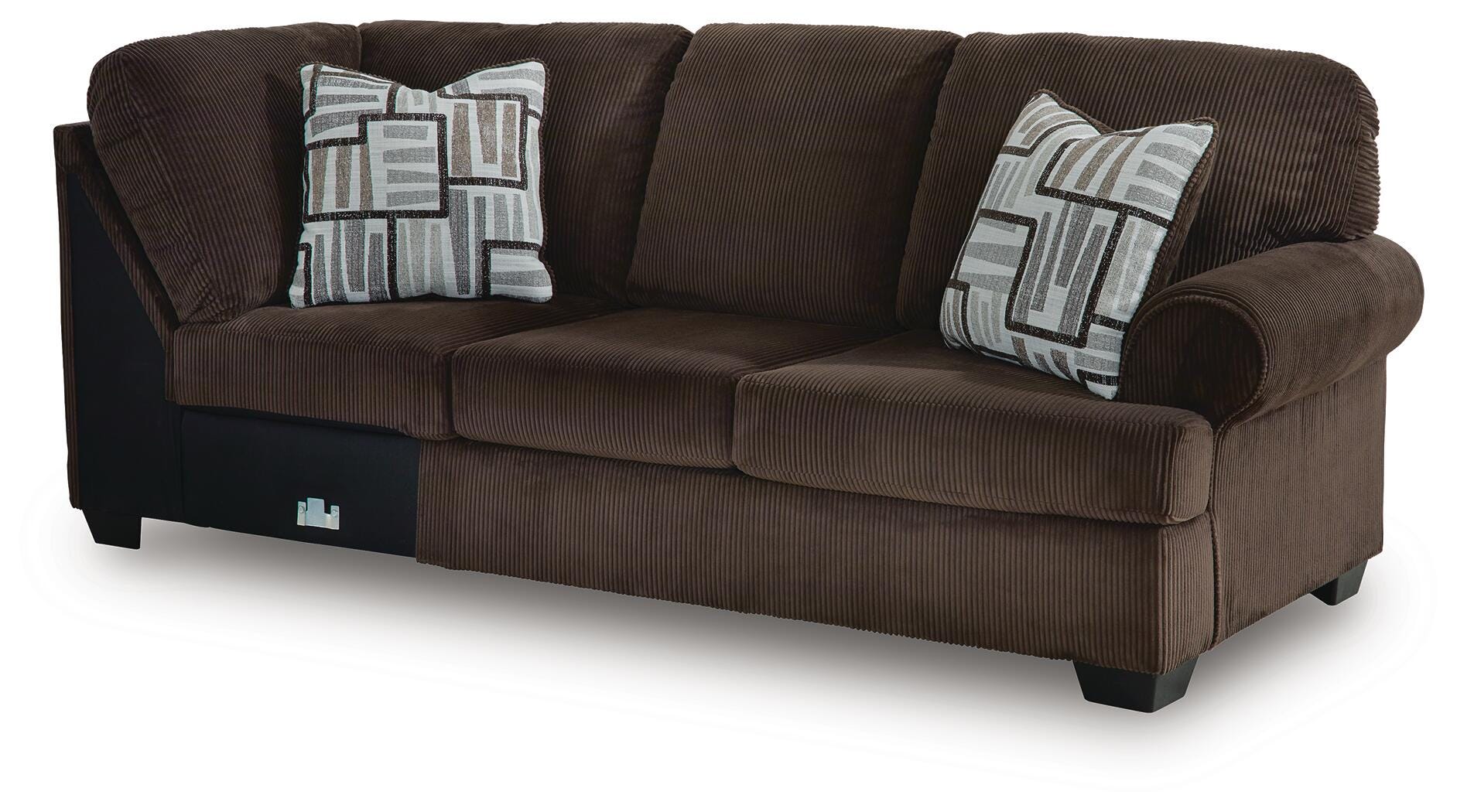 Kimlee 3-Piece Sectional and Oversized Ottoman — Wedge Corner Signature Design by Ashley® Living Room