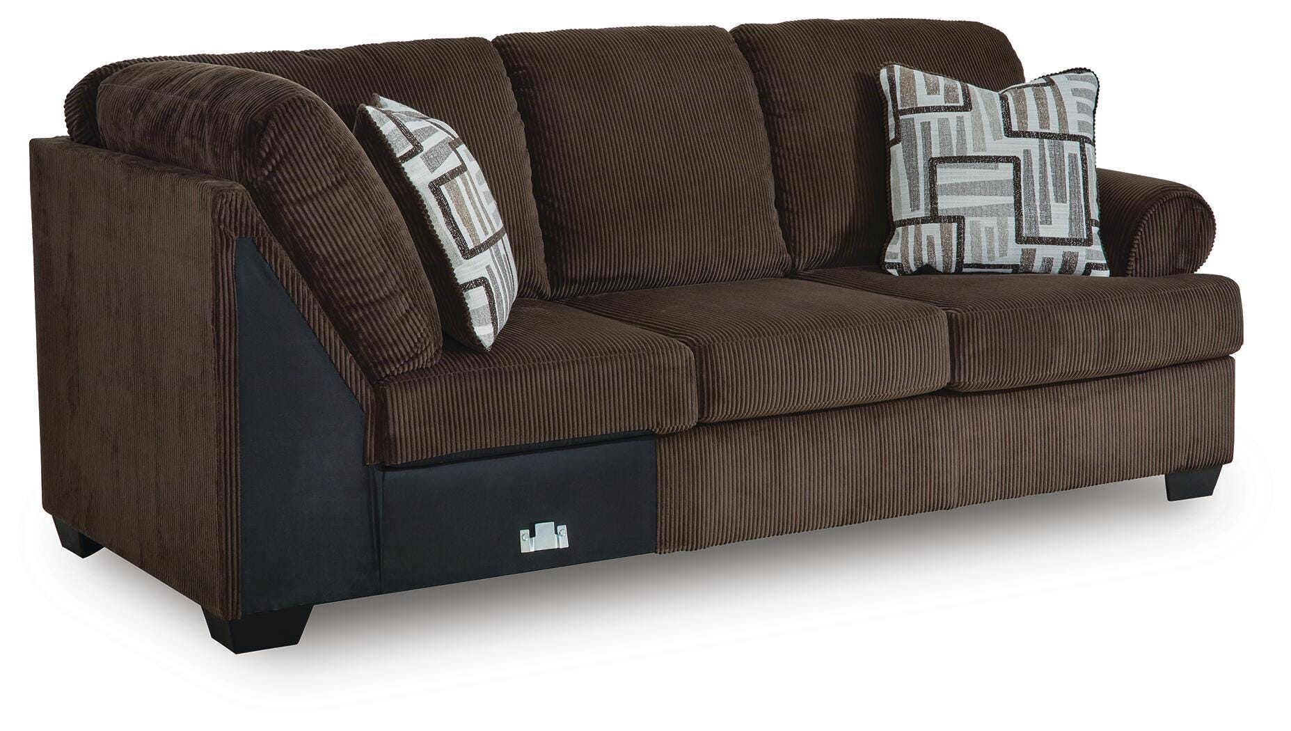 Kimlee 3-Piece Sectional and Oversized Ottoman — Wedge Corner Signature Design by Ashley® Living Room