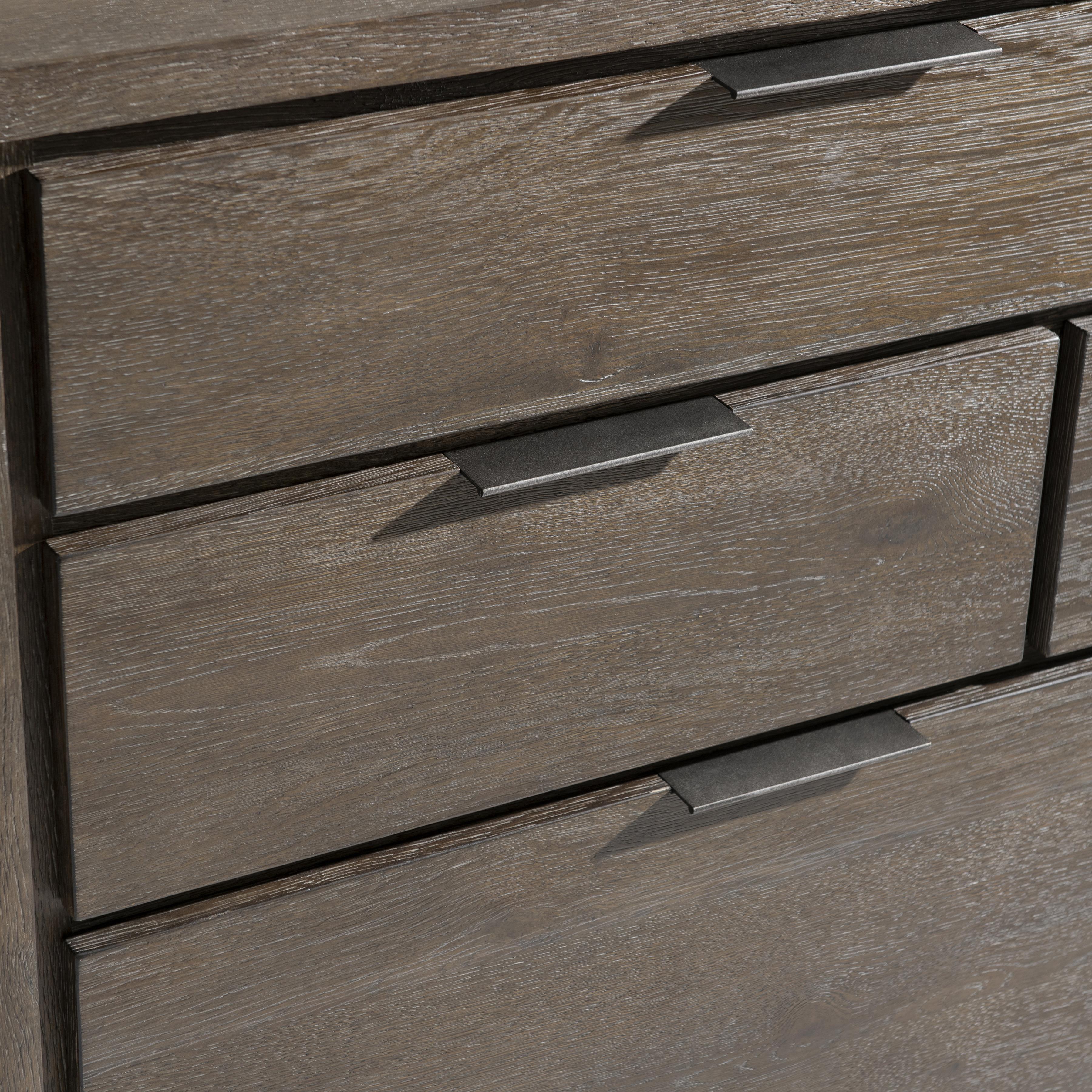Bernhardt Outline Dresser — Wire-Brushed Oak, Seven Drawers Bernhardt Dresser