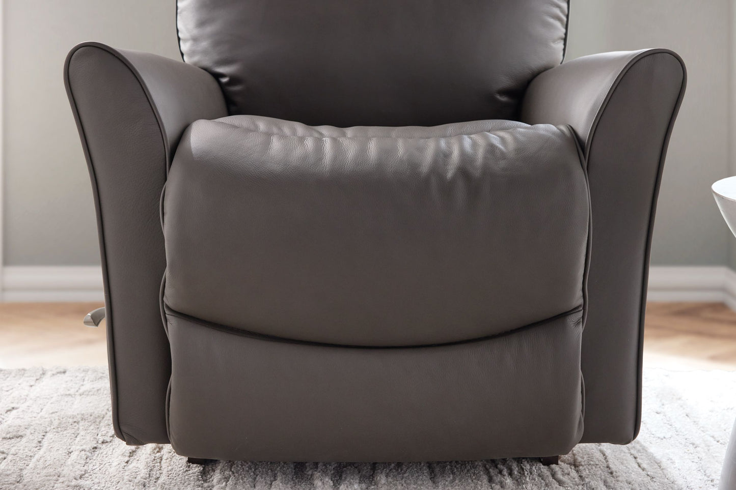 Rowan Brown Leather Rocker Recliner by La-Z-Boy