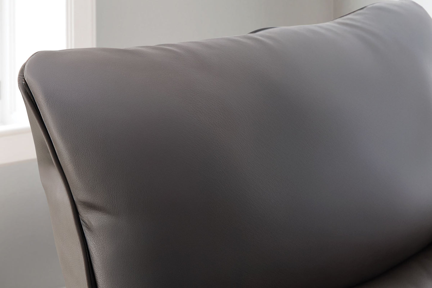 Rowan Brown Leather Rocker Recliner by La-Z-Boy