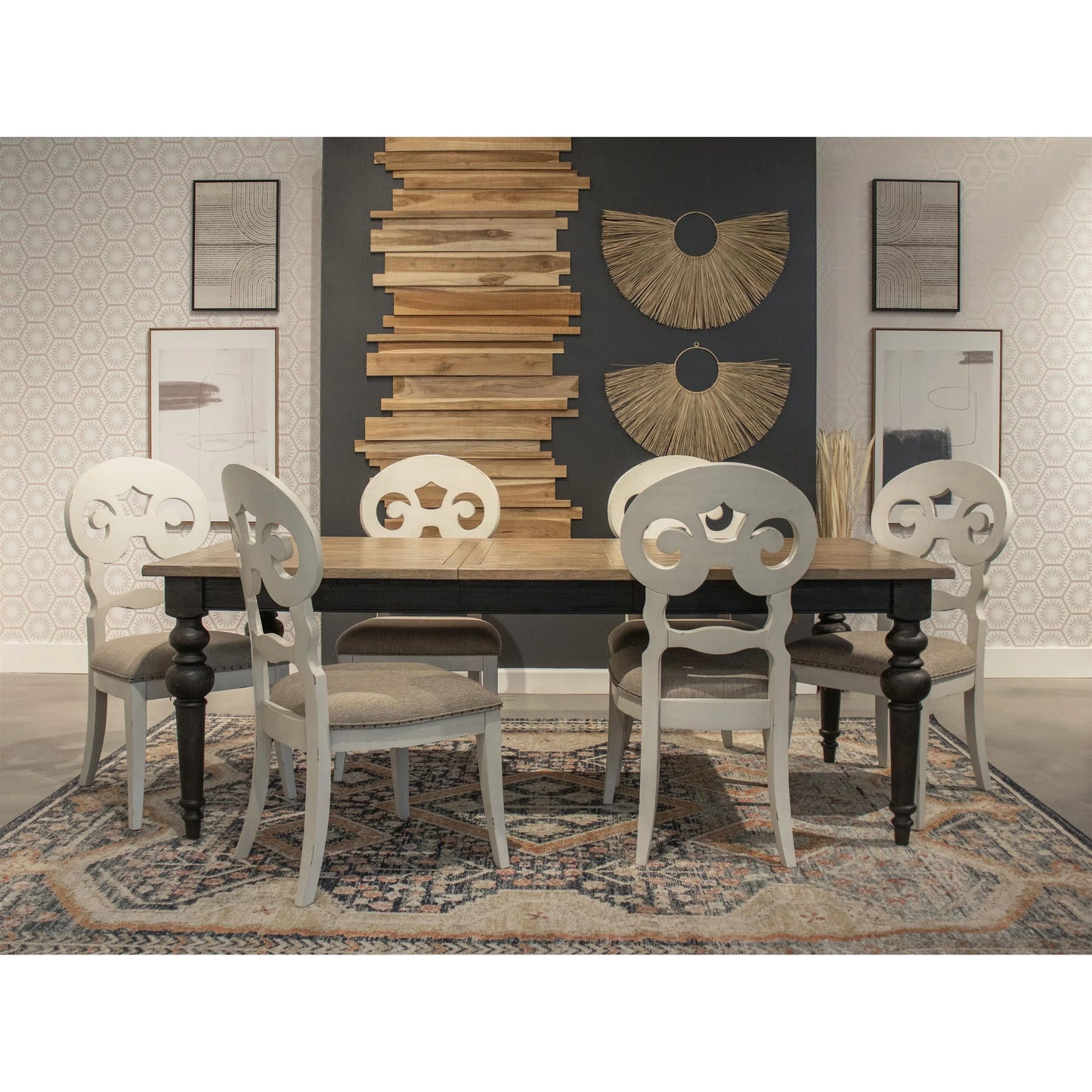 Mix-n-match Chairs Scroll Uph Side Chair 2in Riverside Furniture Dining