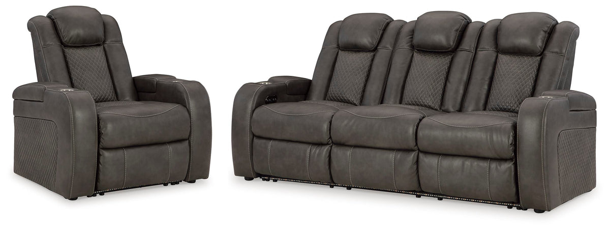 Fyne-Dyme Power Reclining Sofa and Recliner (36602 Colorway) Signature Design by Ashley® Living Room