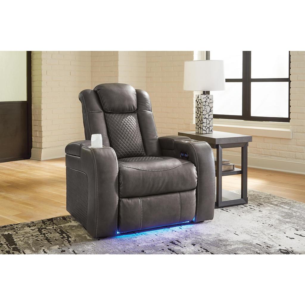 Fyne-Dyme Power Recliner — Shadow Signature Design by Ashley® Living Room