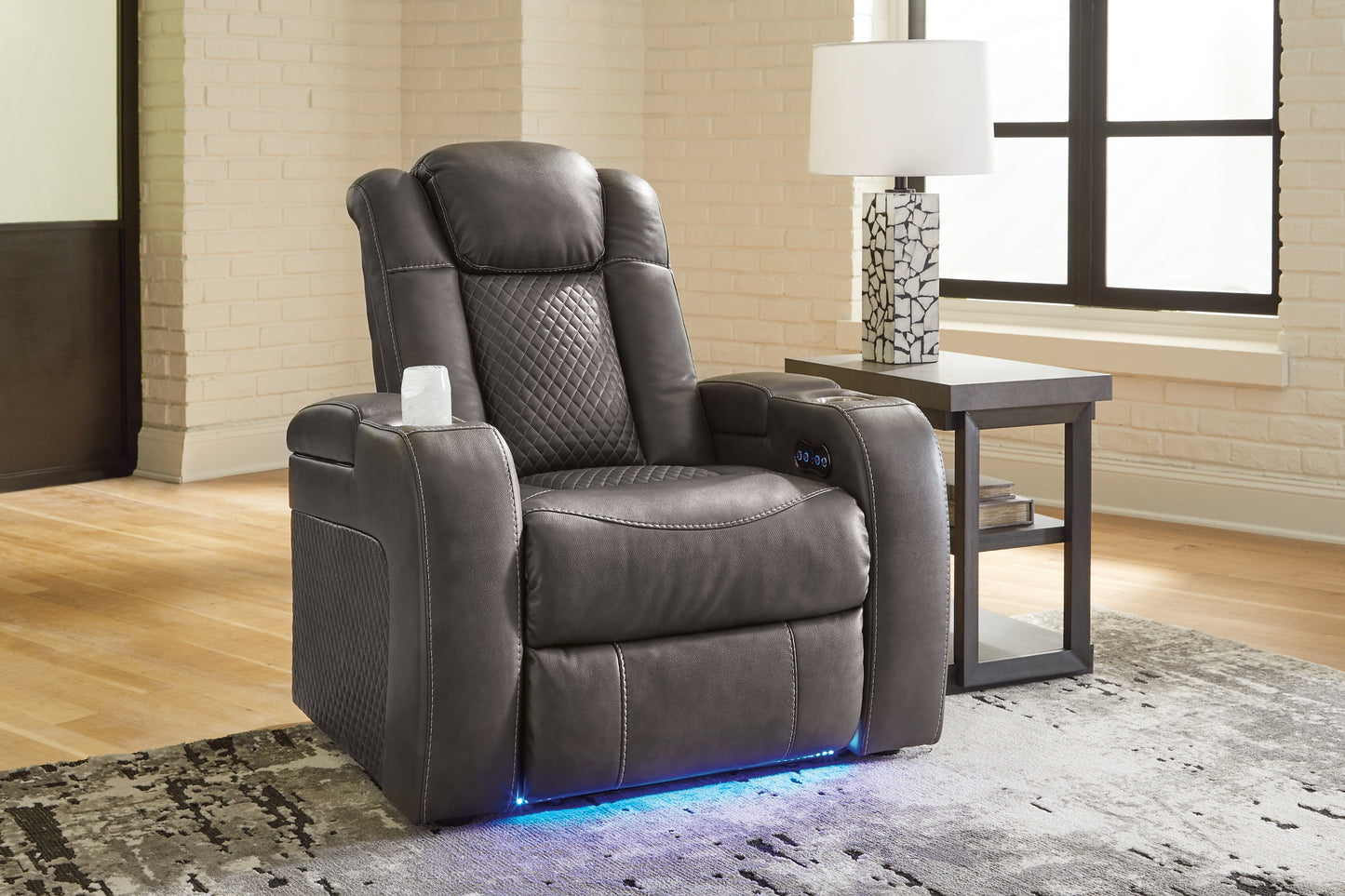 Fyne-Dyme Power Reclining Sofa, Loveseat and Recliner