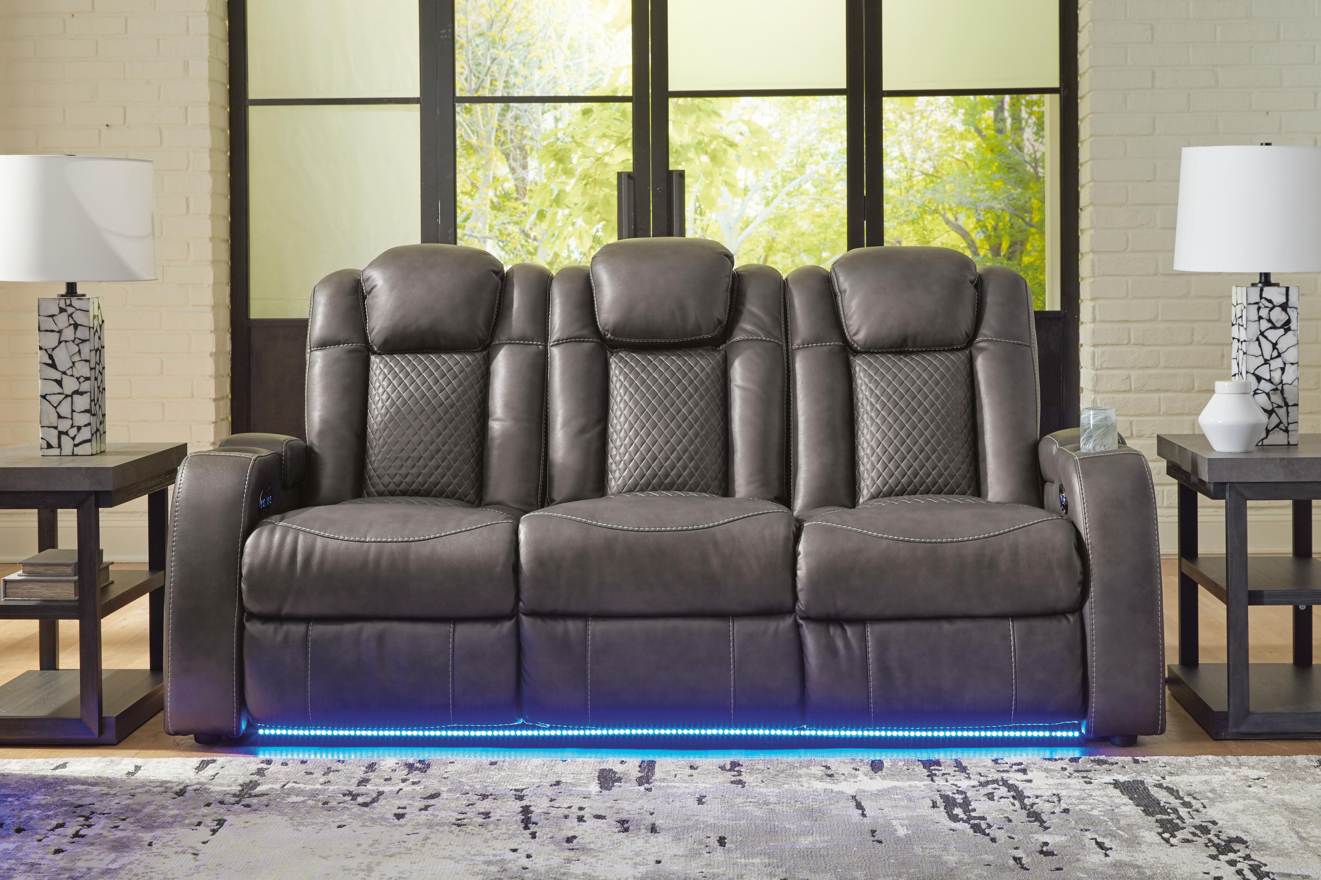 Fyne-Dyme Power Reclining Sofa and Recliner (36602 Colorway) Signature Design by Ashley® Living Room