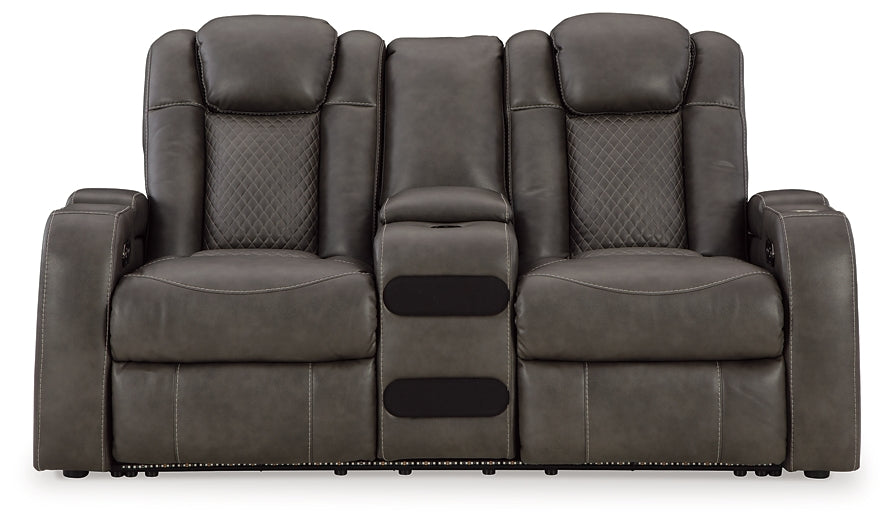 Fyne-Dyme Power Reclining Sofa, Loveseat and Recliner