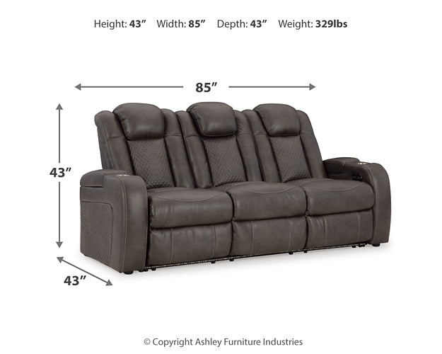 Fyne-Dyme Power Reclining Sofa, Loveseat and Recliner