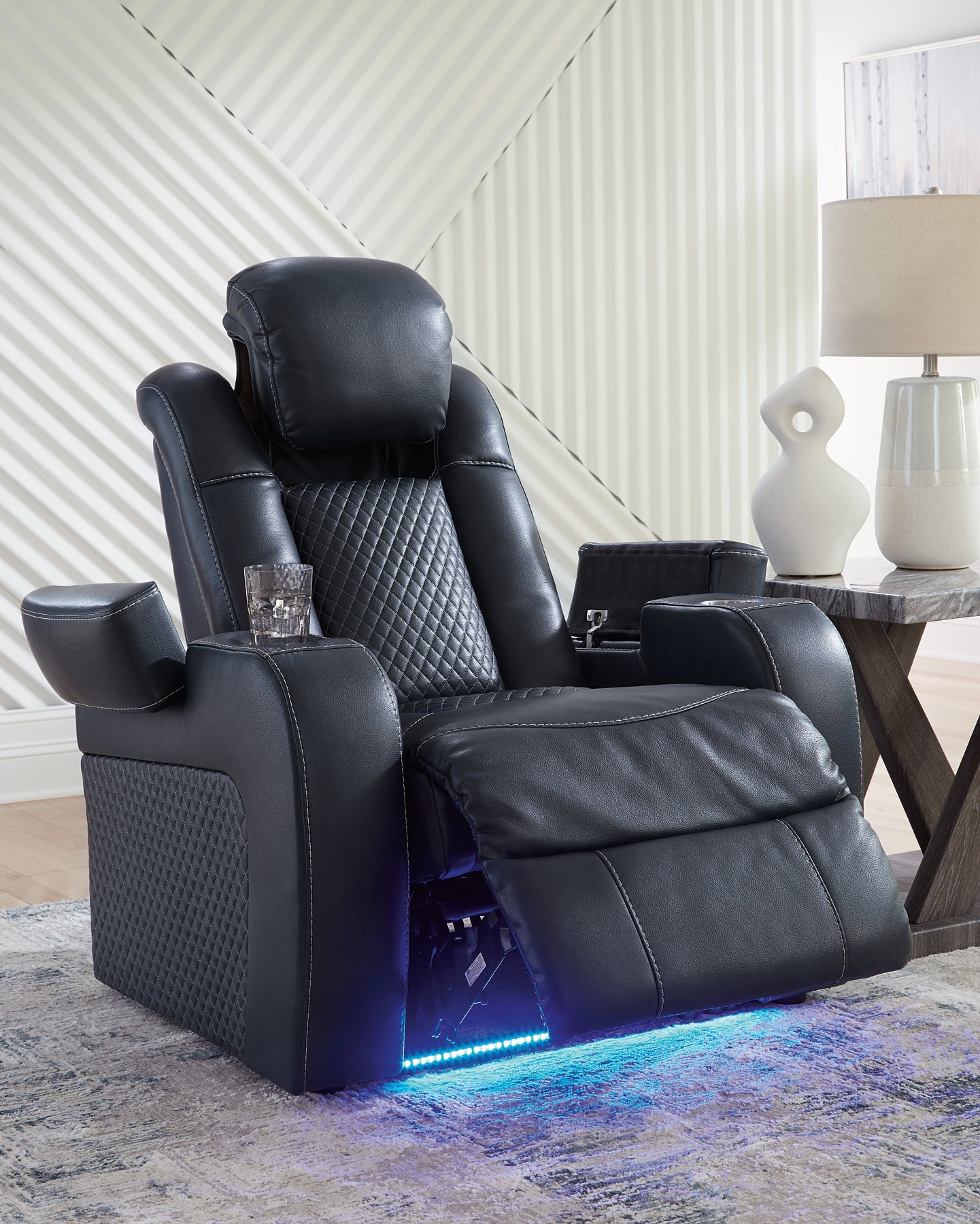 Fyne-Dyme Power Reclining Sofa, Loveseat and Recliner