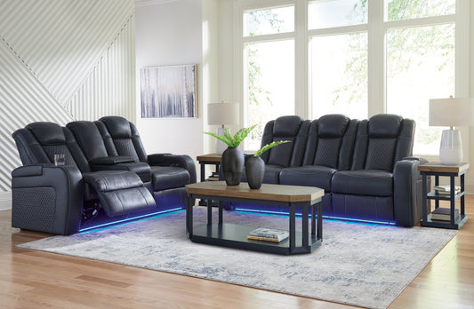 Fyne-Dyme Power Reclining Sofa, Loveseat and Recliner