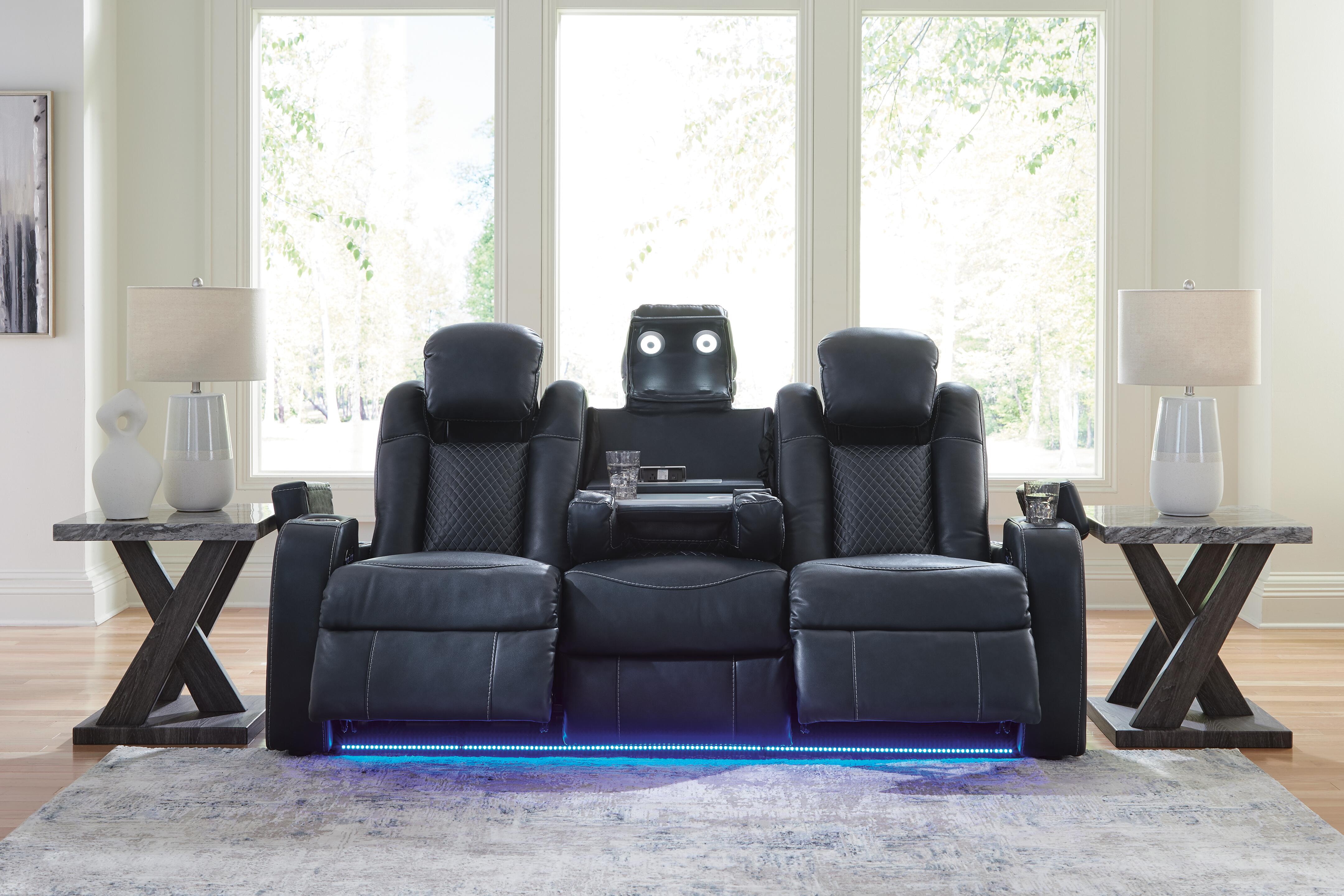 Fyne-Dyme Power Reclining Sofa and Recliner (36603 Colorway) Signature Design by Ashley® Living Room
