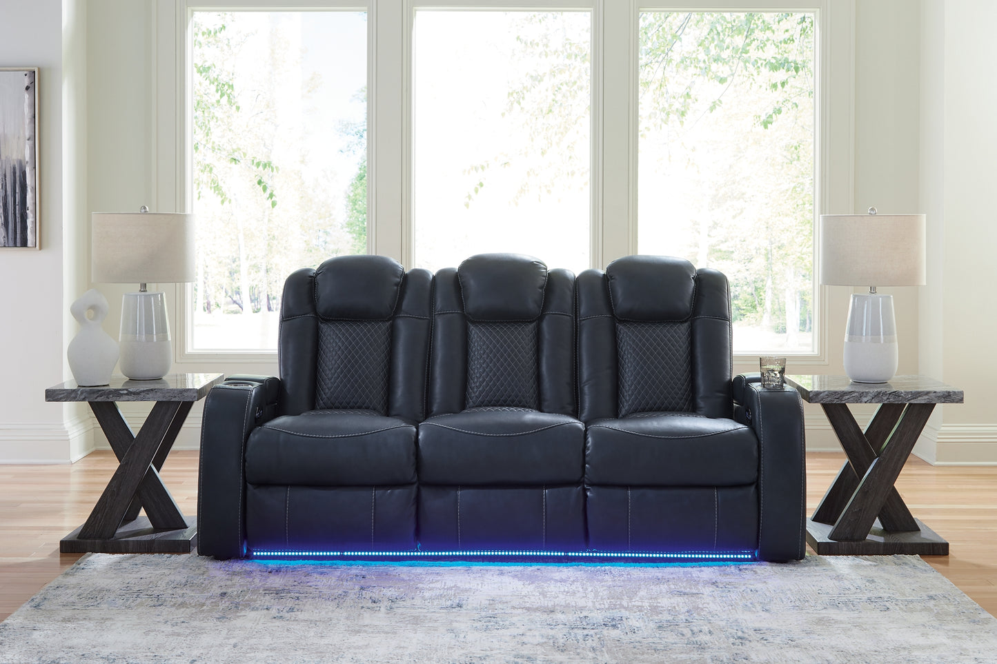 Fyne-Dyme Power Reclining Sofa, Loveseat and Recliner