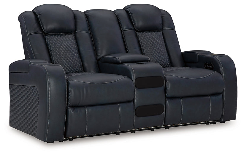 Fyne-Dyme Power Reclining Sofa, Loveseat and Recliner