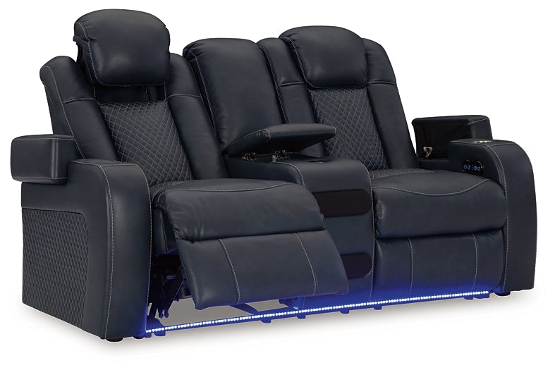 Fyne-Dyme Power Reclining Sofa, Loveseat and Recliner