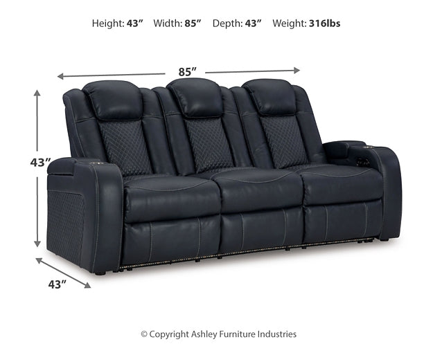 Fyne-Dyme Power Reclining Sofa, Loveseat and Recliner