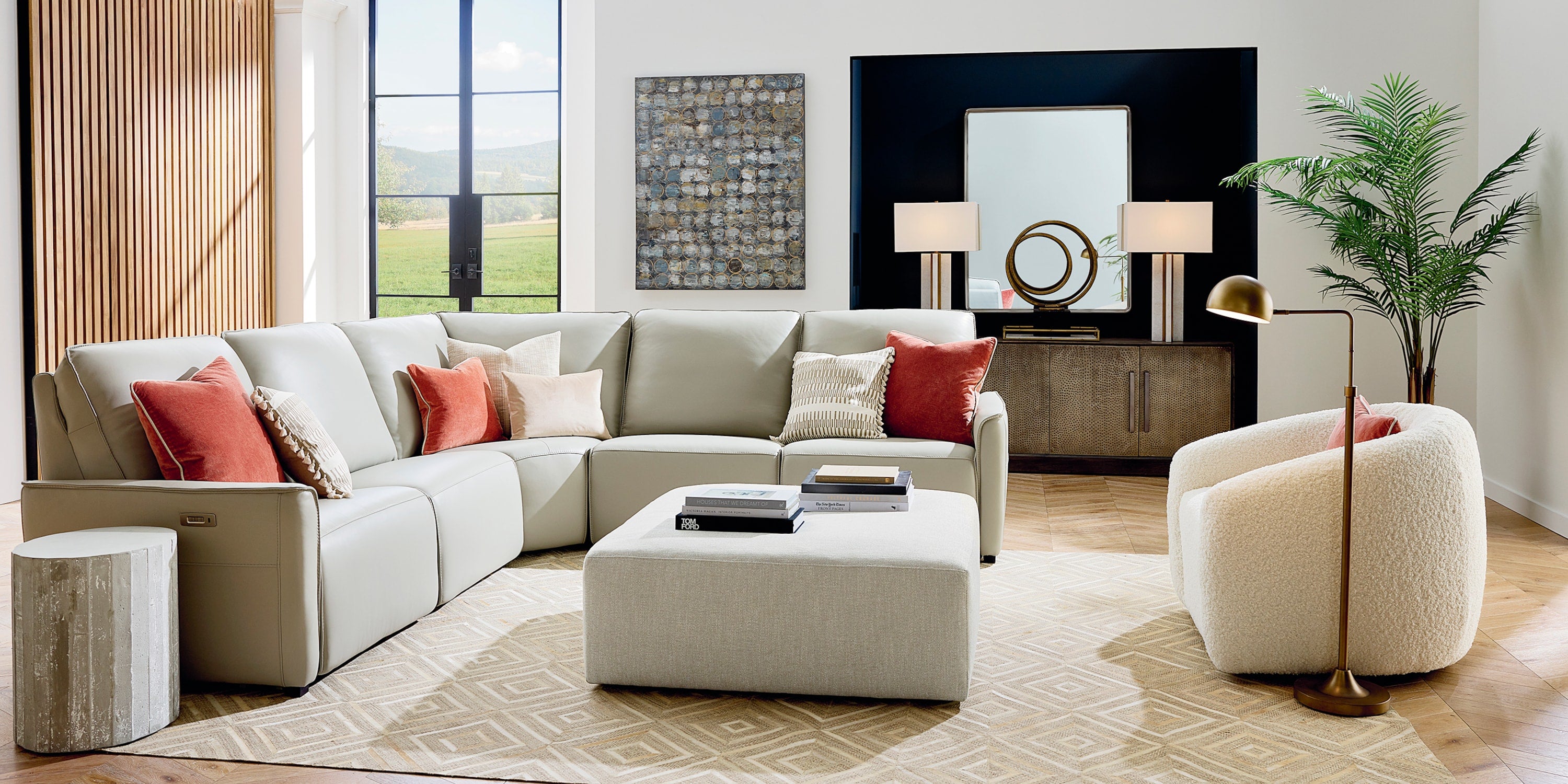 Kelly Square Ottoman Bassett