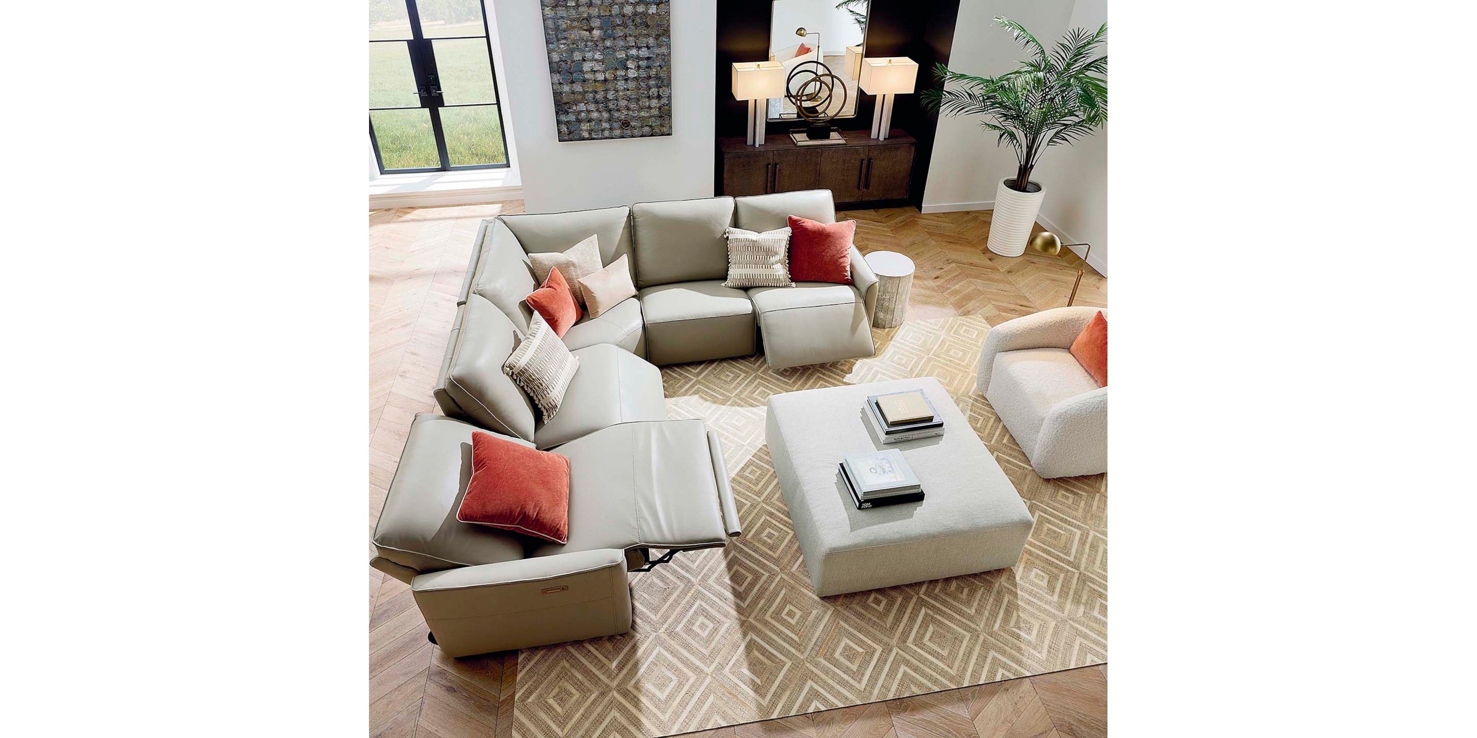 Kelly Square Ottoman Bassett