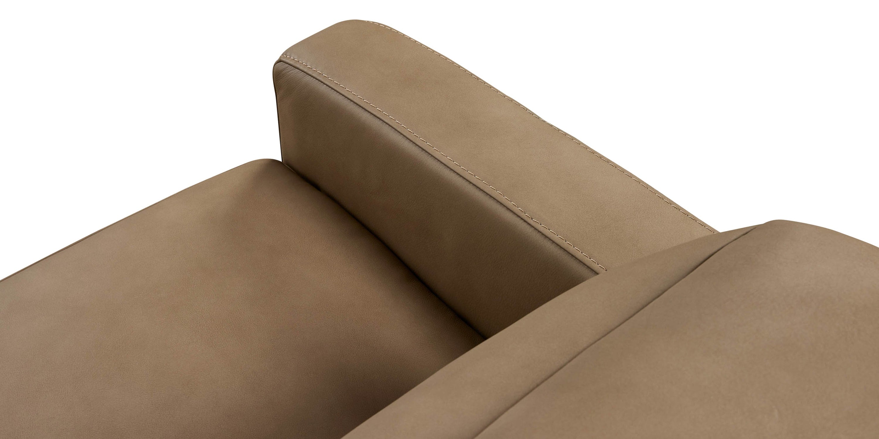 Caswell Leather Power Reclining L-Shaped Sectional Bassett