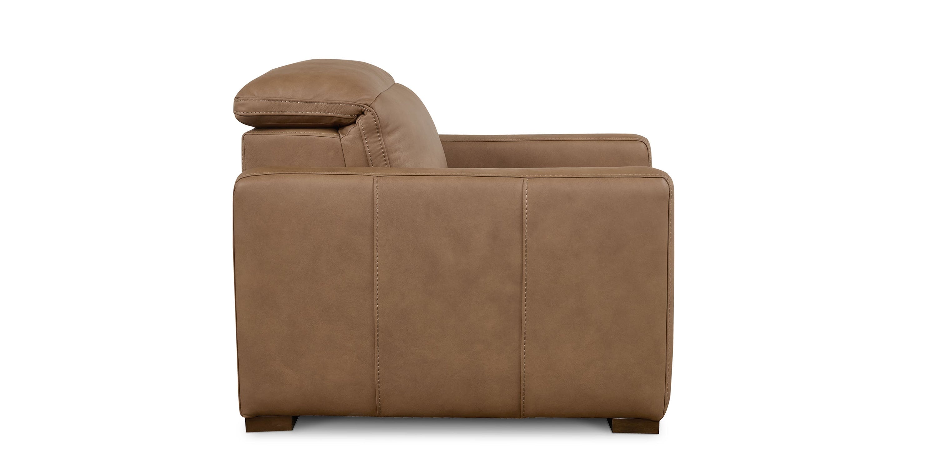 Caswell Leather Power Recliner Bassett