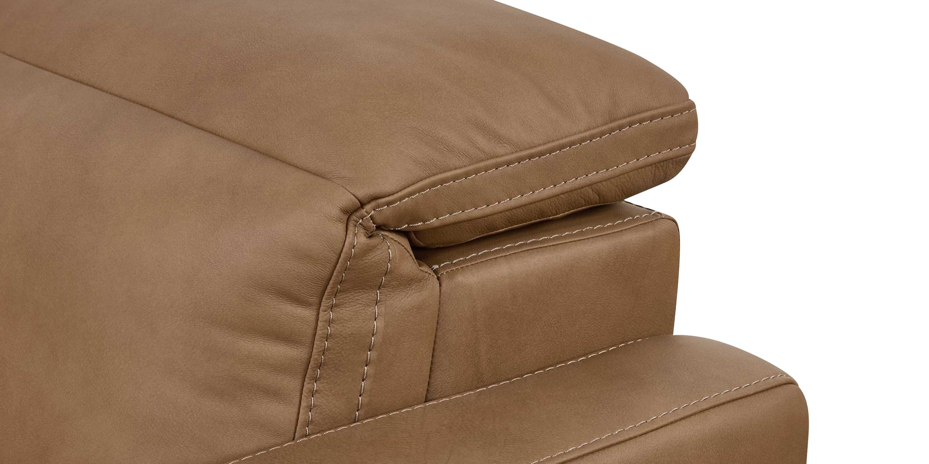 Caswell Leather Power Recliner Bassett