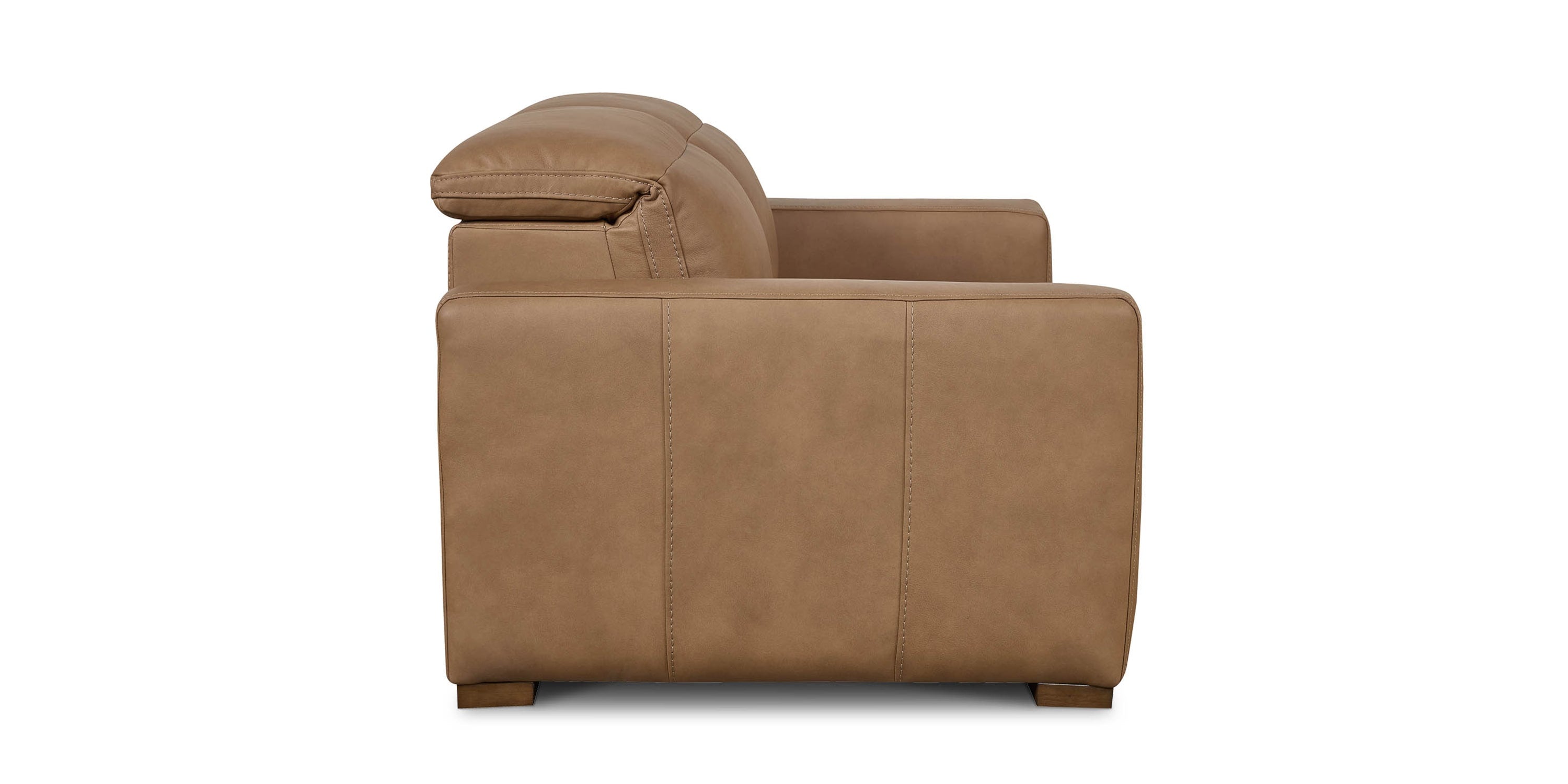 Caswell Leather Power Reclining Loveseat Bassett