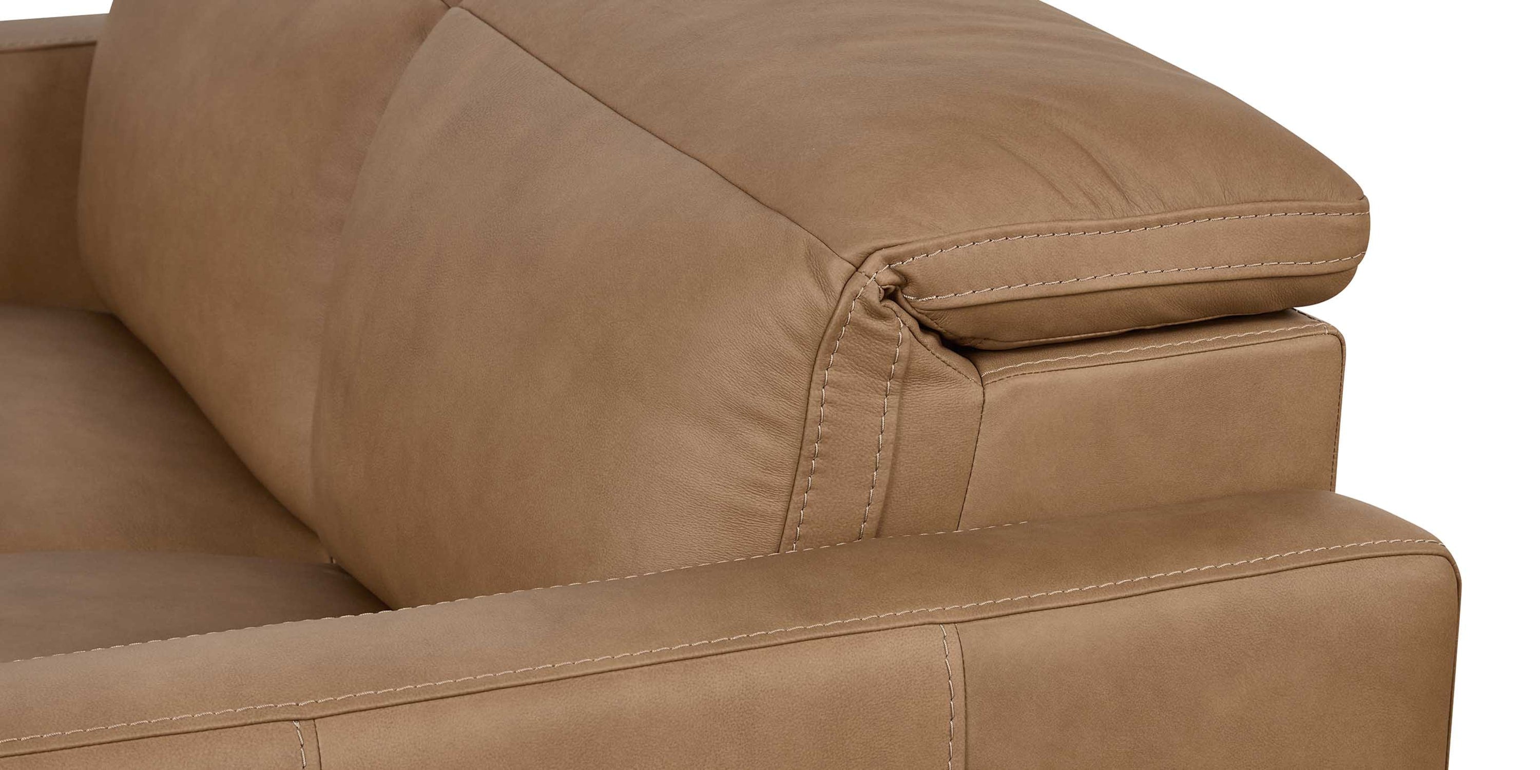 Caswell Leather Power Reclining Loveseat Bassett