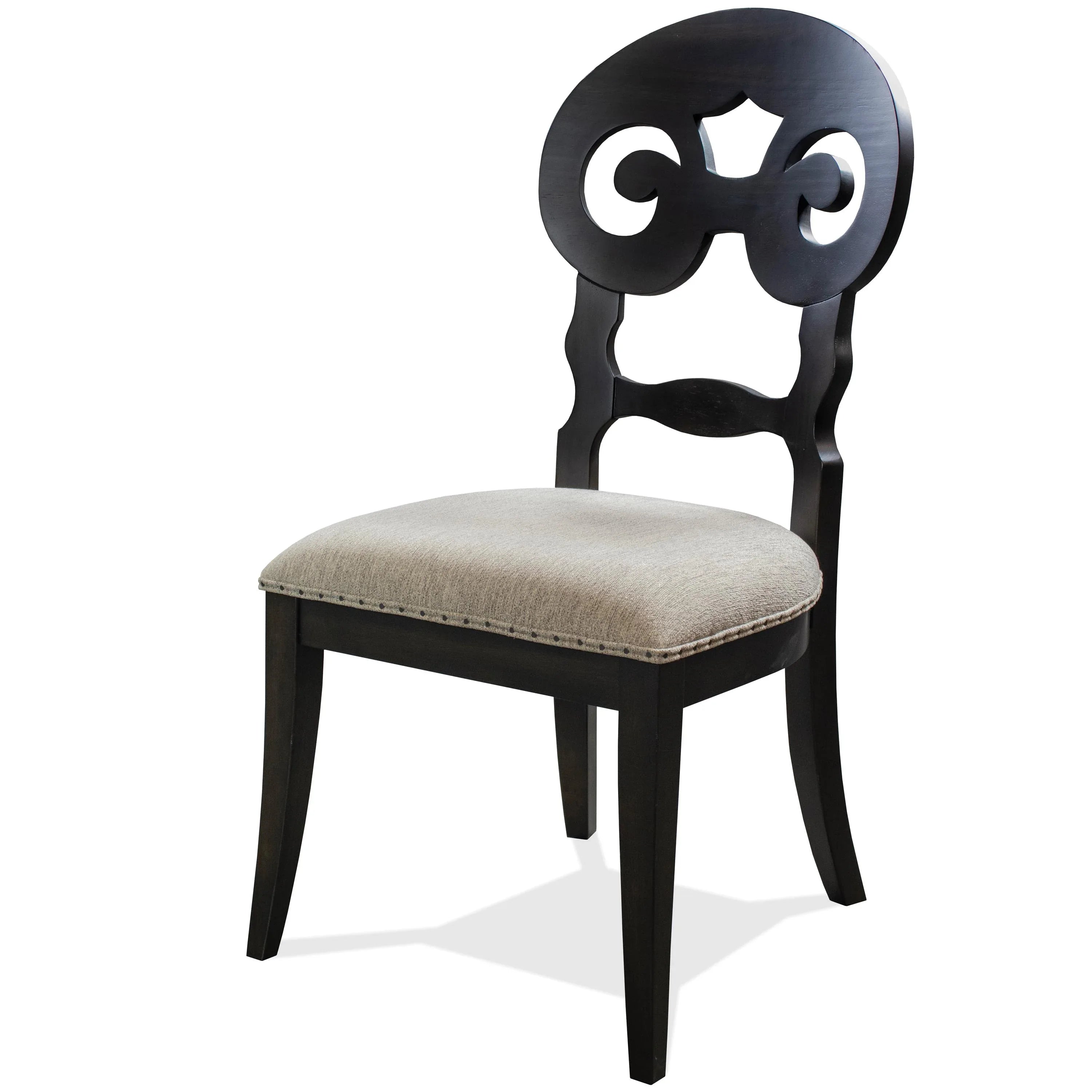 Mix-n-match Chairs Scroll Uph Side Chair 2in Riverside Furniture Dining